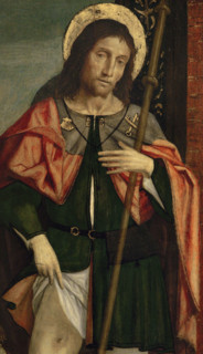 Ambrogio da Fossano, called Bergognone (1453-1523). Italian Renaissance painter. St. Roque,