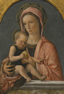 Giovanni Bellini (1432-1516). Italian painter. Madonna and Child, 1460-1465. Tempera on wooden