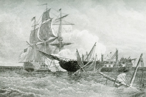 It was on August 19, 1812, that the USS Constitution fought a naval battle with HMS Guerriere some