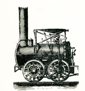 Stourbridge Lion - first Locomotive to run in America. The Stourbridge Lion was the first