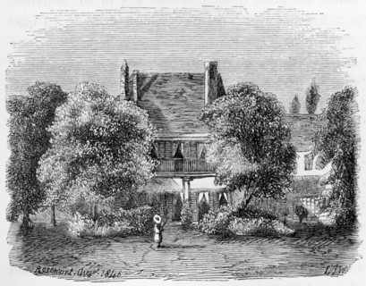 The famed English author Charles Dickens traveled with his family to Switzerland in 1846. With him