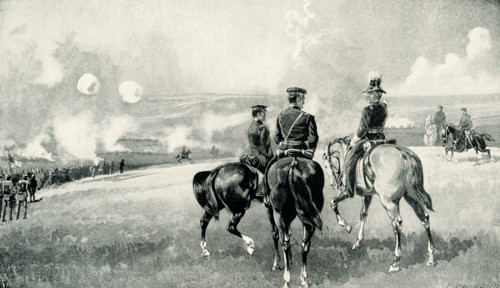 This 1899 illustration shows : Battle of Buena Vista.  On February 23, 1847, more than 15,000