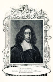 This 1899 illustration shows: “ Baruch Spinoza, attributed to Franz Hals. In the Ducal Library of