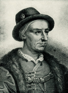This 1899 illustration shows Louis XI of France. Louis XI, called 'Louis the Prudent', was King of