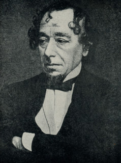 This 1899 illustration shows Lord Beaconsfield (Benjamin Disraeli).  Earl of Beaconsfield, of