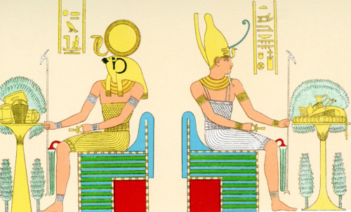 The caption accompanying this 1903 illustration in Gaston Maspero’s book on Egypt reads: “Painted