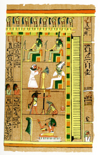 Weighing of the Heart from Papyrus of Ani. For the ancient Egyptians, the Book of the Dead tells of