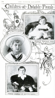 The children pictured here are: Prince Maurice Donald of Battenberg (1891-1914) was the youngest