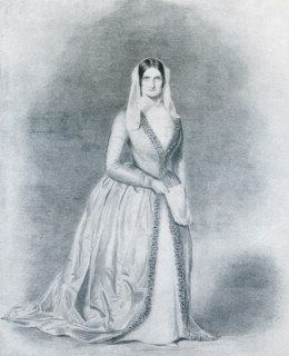 Charlotte Cushman (1816-1876)  was an American stage actress. Here she is dressed as one of her