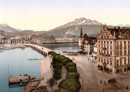 Neue Bruecke And Pilatus