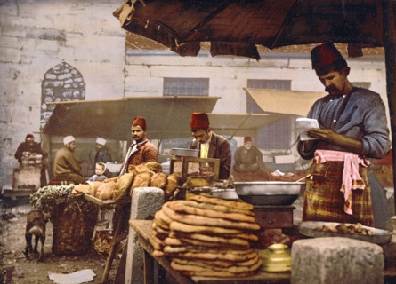 Food Stalls And Bakeries In Rue De Stamboul