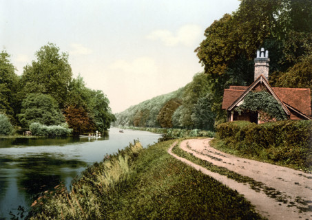 Cliveden From Below The Cookham Ferry