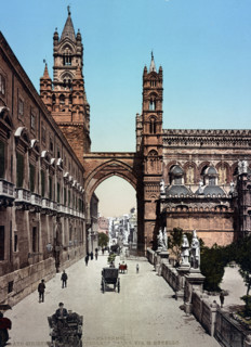 Via M. Bonello And The Cathedral Of Palermo