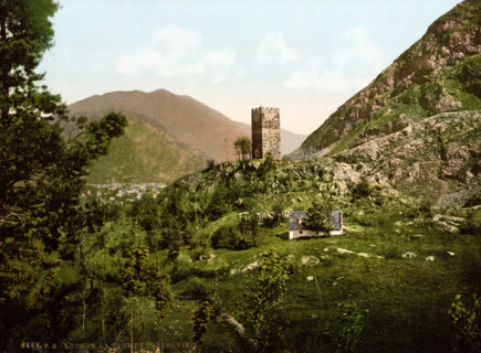 Castle Tower In Bagnères-De-Luchon