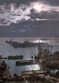 Harbor By Moonlight