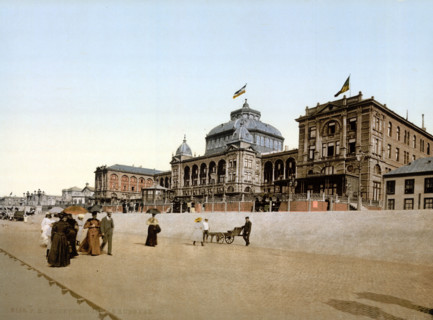 Netherlands, around 1895, Historical, digitally restored reproduction from an original from the
