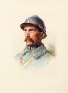The Allies in World War I, France, Infantry Lieutenant, Lieutenant Vallette of the 44th Territorial