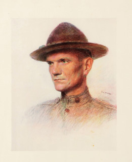 The Allies in World War I, America, Infantry Corporal, Historical, digitally restored reproduction