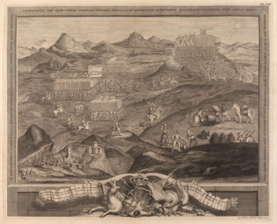 The Battle of Carberry-hill near Edinburgh with the surrender of Mary, Queen of Scots, to the