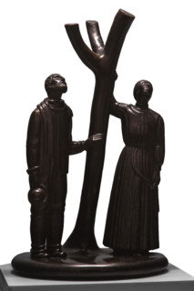 Arturo Martini 1889-1947 “The stars” 63 x 38 cm bronze sculpture.