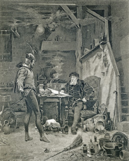 Mephistopheles and Faust