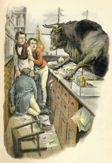Bull in Shop