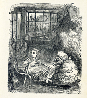 This is a scene from what Alice saw once she went through the Looking Glass and into the Looking