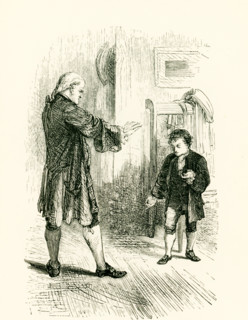 The caption of this illustration that dates to around 1865 reads: Yes, it was I, father; I know it