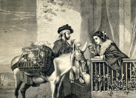 This engraving on wood accompanied an 1881 book on British Painters. This one is titled ""Spanish