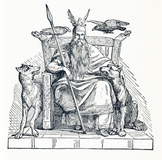According to Norse mythology, Odin was one of the chief gods and the ruler of Asgard (the country