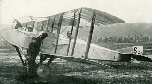 This photo dates to the early 1920s. The caption reads: The Last Word in Fighting Airplanes. This