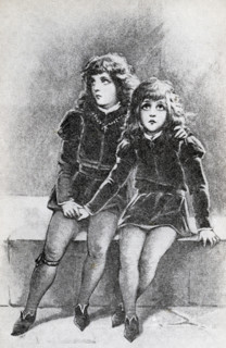 This image, dating to around 1899, shows The Princes in the Tower. The princes were Edward V and