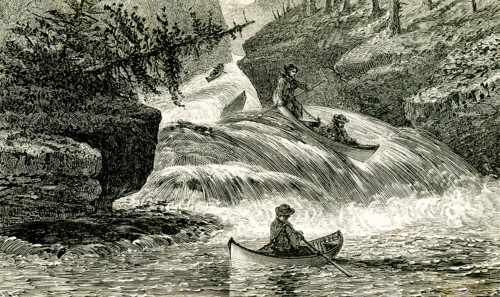 The 1869 caption reads: ""O, royal sight it was to see them come one after another on the verge.""