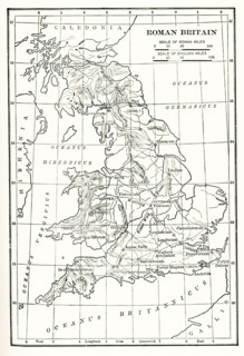 Map Roman Britain. The Province of Britain (Britannia) was the area of the island of Great Britain