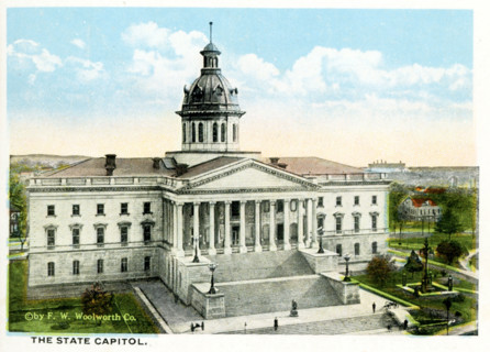 Columbia South Carolina 1918.  State Capitol.