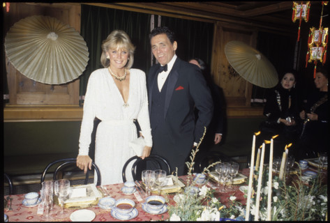 Linda Evans with David Hedison 1983.