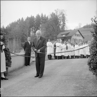 Opening of Swiss serum and vaccination Institute 1956.