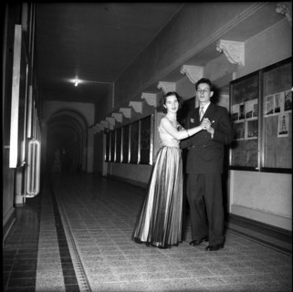 Dancing Couple at the Polyball 1952.