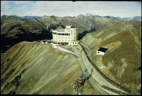 Mountain restaurant Jakobshorn, Parsenn, 1993.