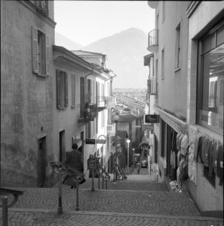 Alleys in Lugano, 1961.