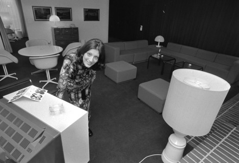 Presidential suite in the Hotel Zurich, 1972.