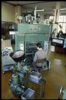 Swiss munitions factory Thun 1980.
