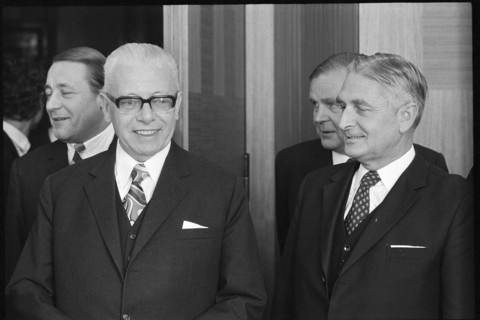 Gustav Heinemann in Switzerland, 1972.