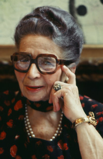 Hulda Zumsteg in Kronenhalle restaurant in Zurich 1978.