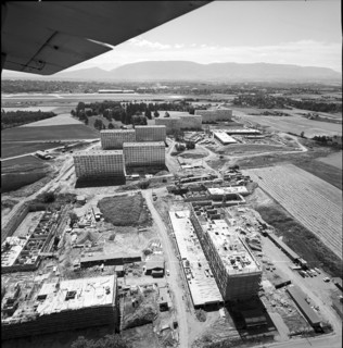 CERN Building site at Meyrin 1962.