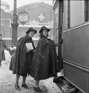 Women during World War 2; postwoman; 1940.