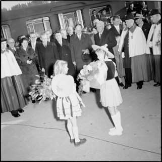 Reception of member of Federal Council Paul Chaudet, 1954.