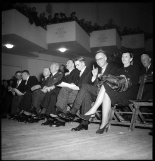 Rodolphe Rubattel, reception in Lausanne, 1947.
