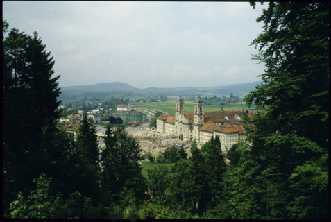 Monastery of Einsiedeln on the occasion of the pope's visit 1984.