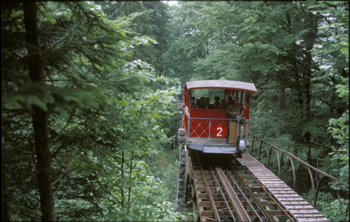 The Giessbach cable railway  1985.